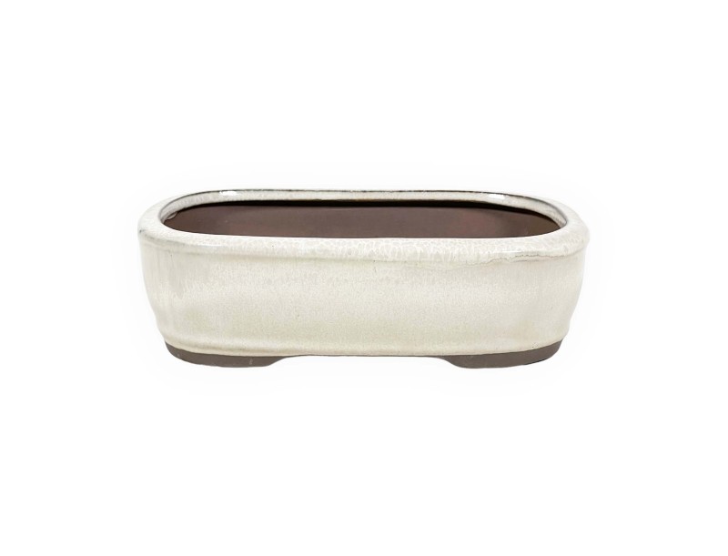 Pot 21,5 cm rectangular beige