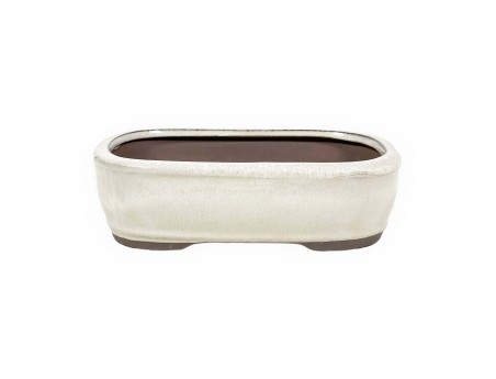 Pot 21,5 cm rectangular beige