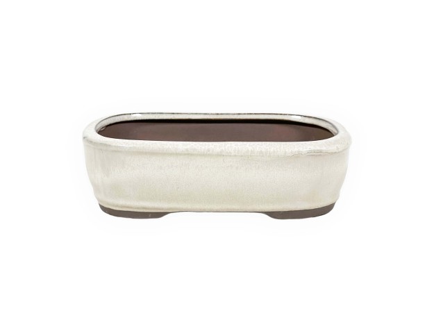 Vaso 26 cm rettangolare beige