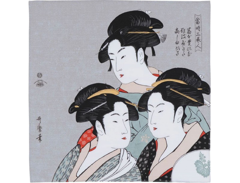 Furoshiki 48 cm - Tres bellezas de hoy