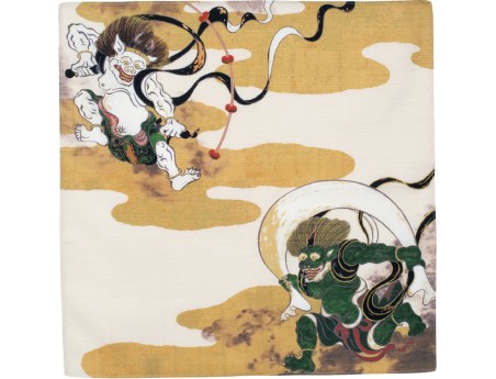 Furoshiki 48 cm - Fujin Raijin - Nuage de bon augure
