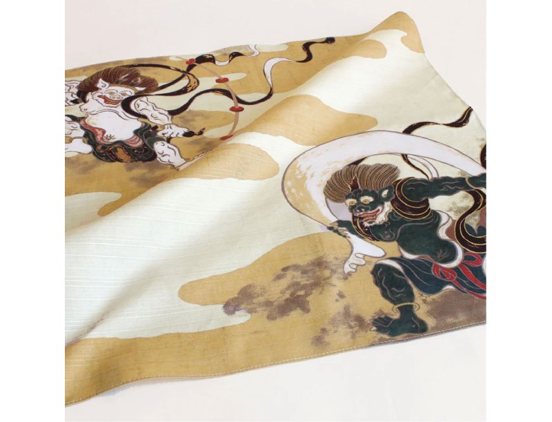 Furoshiki 48 cm - Fujin Raijin - Nuvola di buon auspicio