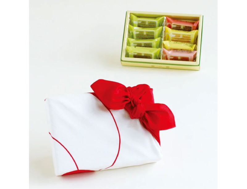 Furoshiki 70 cm - Pino Bambú Prunus Rojo