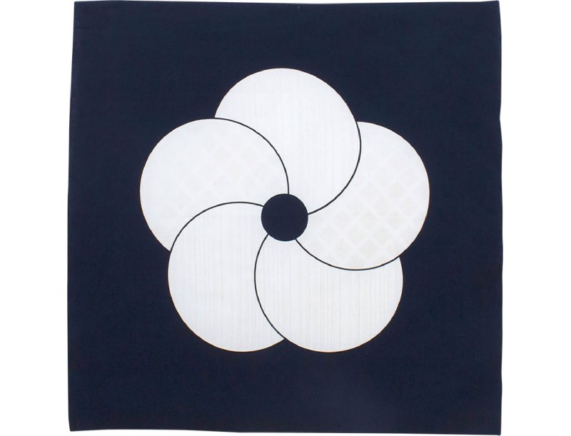 Furoshiki 70 cm - Pino Bambú Prunus Azul