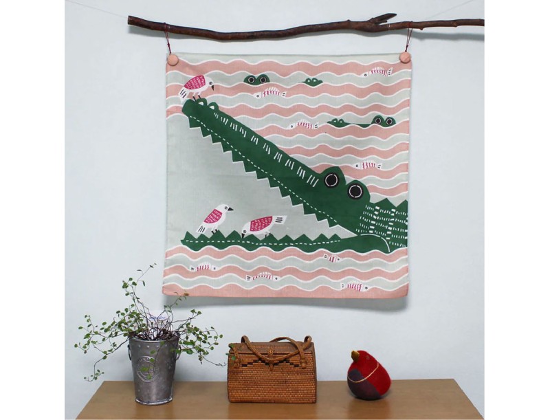 Furoshiki 50 cm - Crocodile