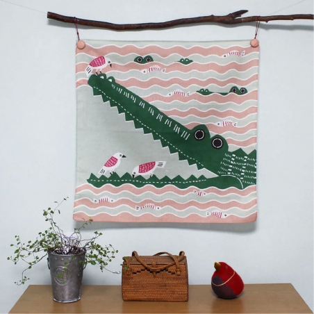 Furoshiki 50 cm - Krokodil