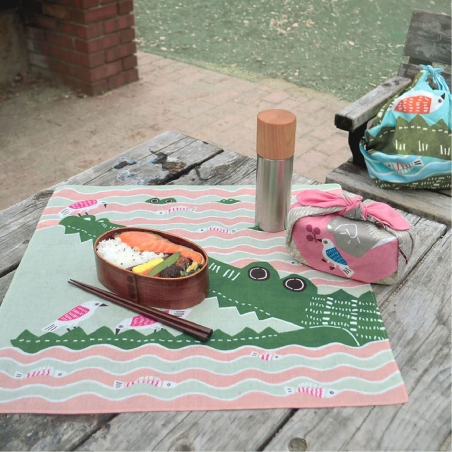 Furoshiki 50 cm - Crocodile