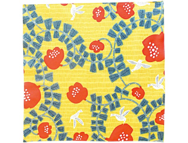 Furoshiki 45 cm - Colibrì Giallo