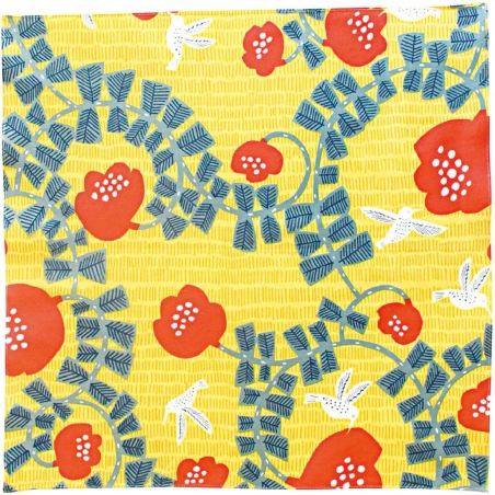 Furoshiki 45 cm - Colibrí Amarillo