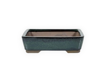 Pot 20 cm rectangular green