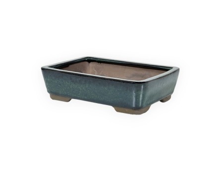Vaso 20 cm rettangolare verde