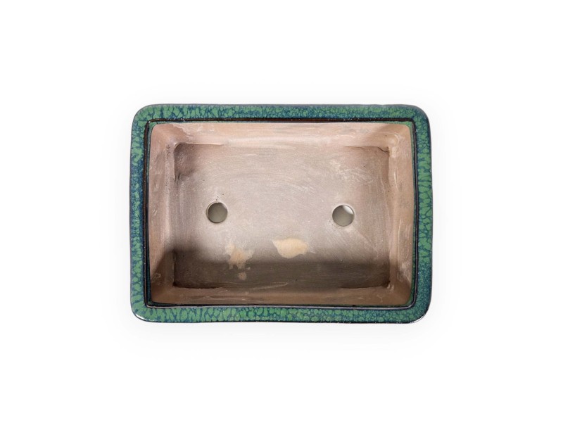 Pot 20 cm rectangular green
