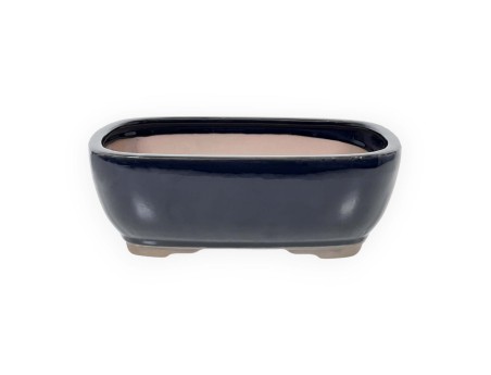Vaso 21 cm rettangolare blu
