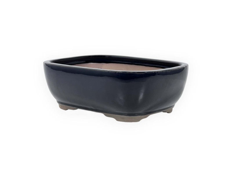 Pot 31 cm rectangular blue