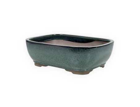 Pot 26 cm rectangulaire vert