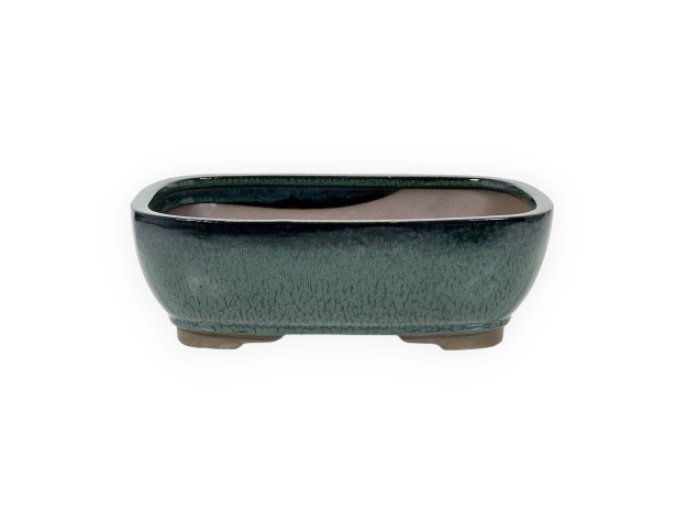 Pot 31 cm rectangular green