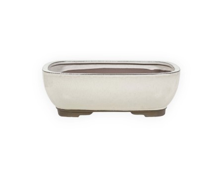 Vaso 26 cm rettangolare beige