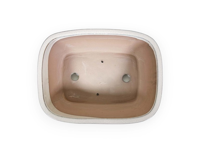 Vaso 31 cm rettangolare beige