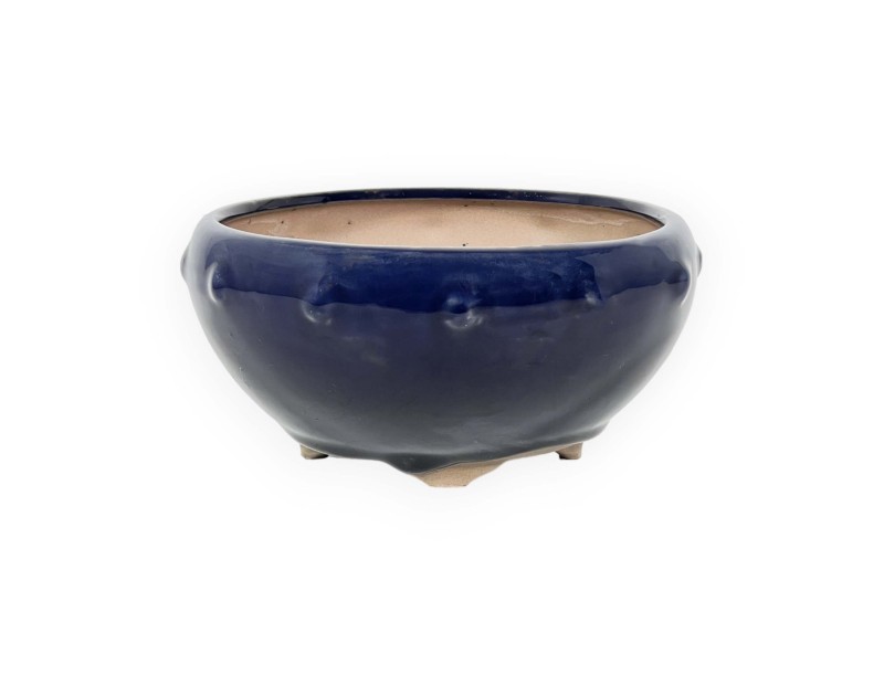 Vaso 16 cm tondo blu
