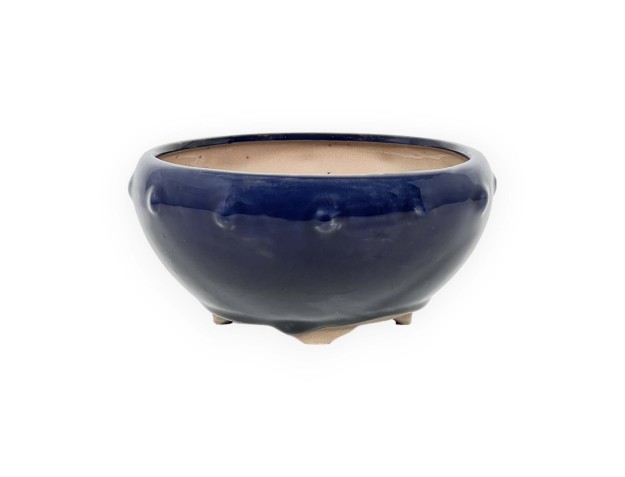 Vaso 21,5 cm tondo blu