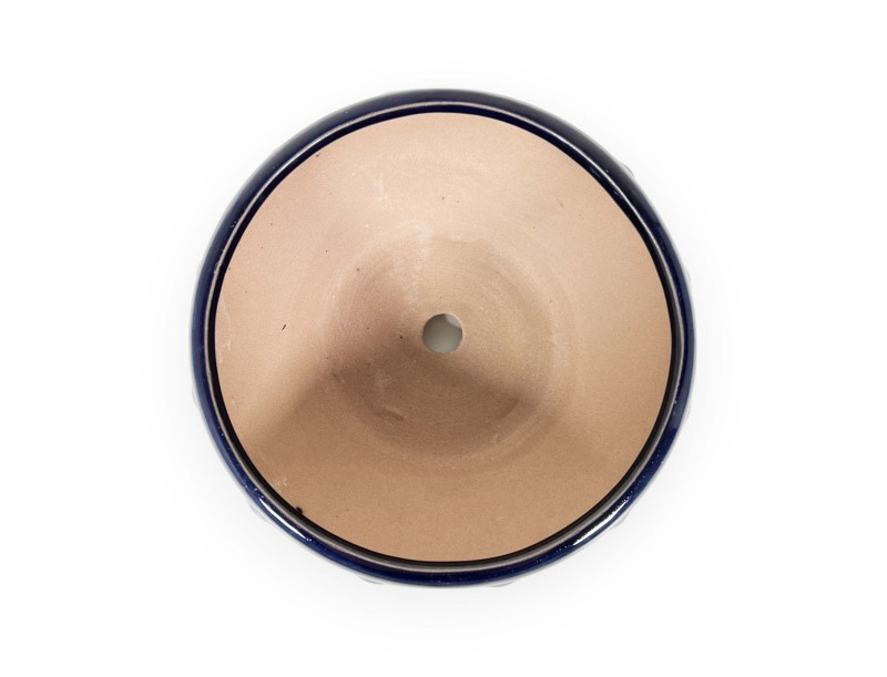Vaso 21,5 cm tondo blu