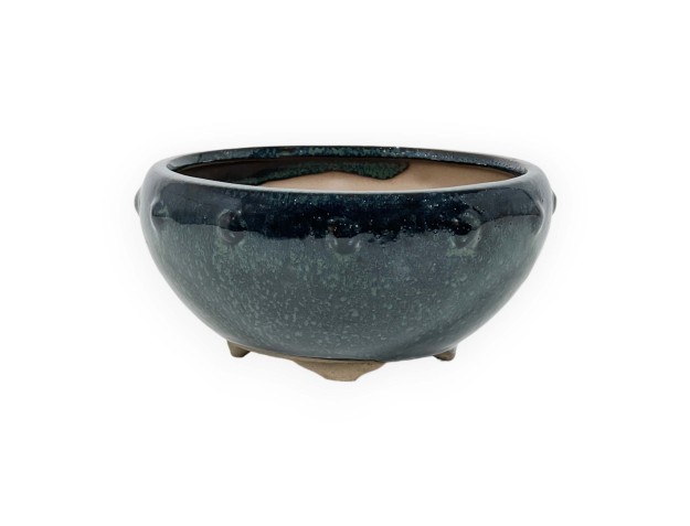 Pot 16 cm round green