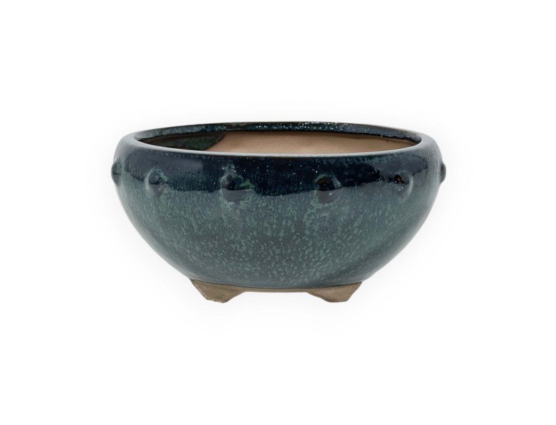 Pot 21,5 cm round green