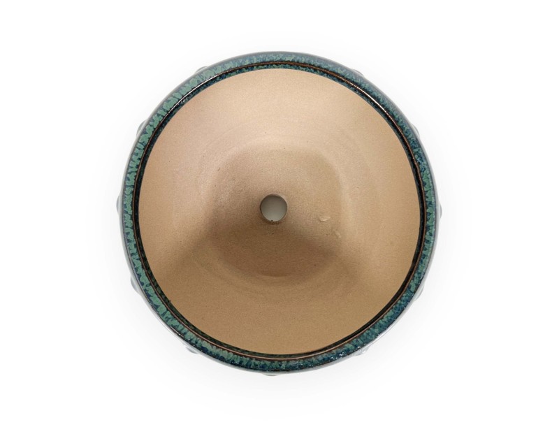 Pot 21,5 cm round green
