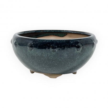 Pot 27 cm round green