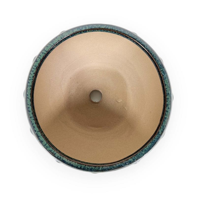 Pot 27 cm rond vert