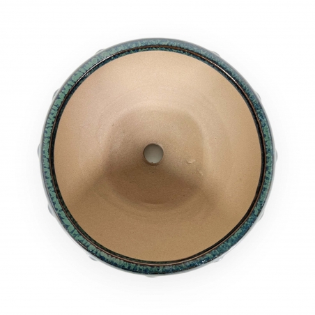 Pot 27 cm rond vert