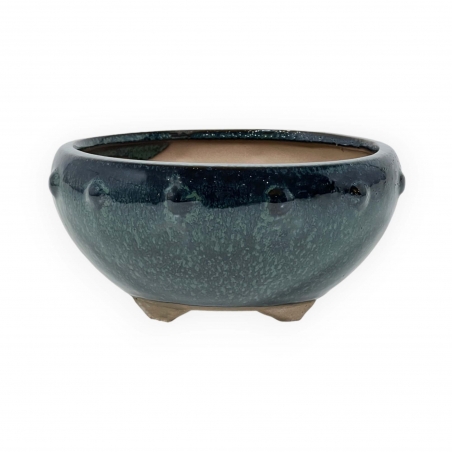 Pot 27 cm round green
