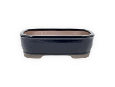 Vaso 21,5 cm rettangolare blu