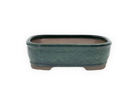 Pot 21,5 cm rectangular green