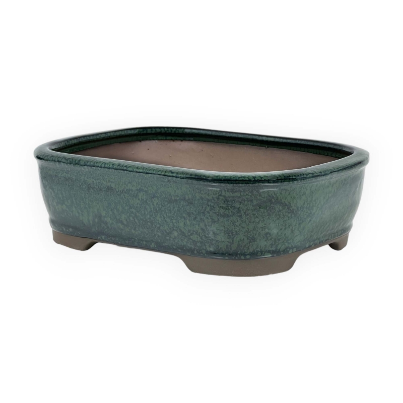 Pot 26 cm rectangular green