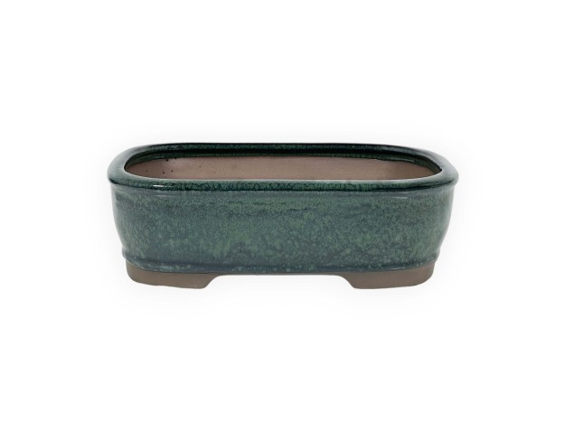 Vaso 26 cm rettangolare verde