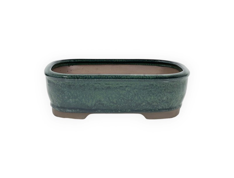 Vaso 26 cm rettangolare verde