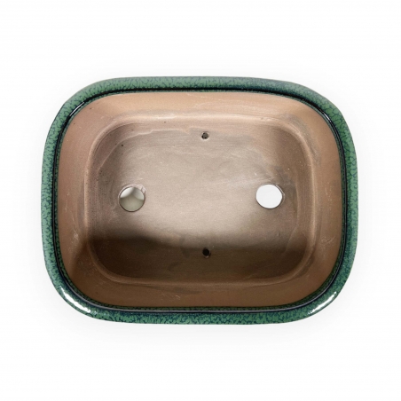 Vaso 26 cm rettangolare verde