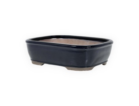 Pot 31,5 cm rectangulaire bleu