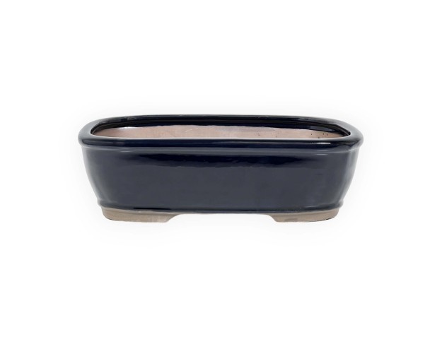 Vaso 31,5 cm rettangolare blu