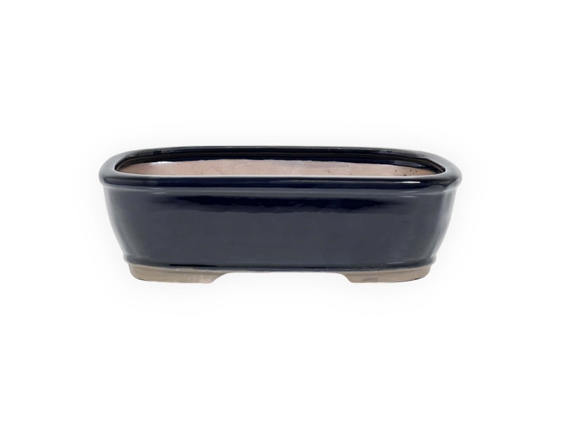 Pot 31,5 cm rectangulaire bleu
