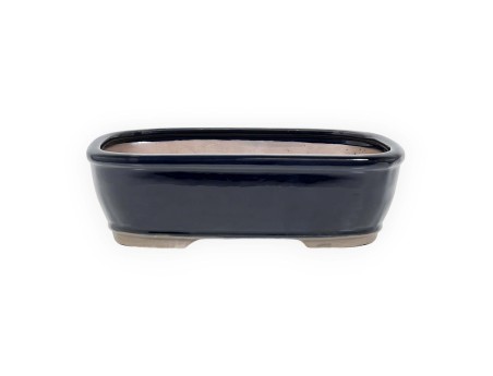 Pot 31,5 cm rectangular blue