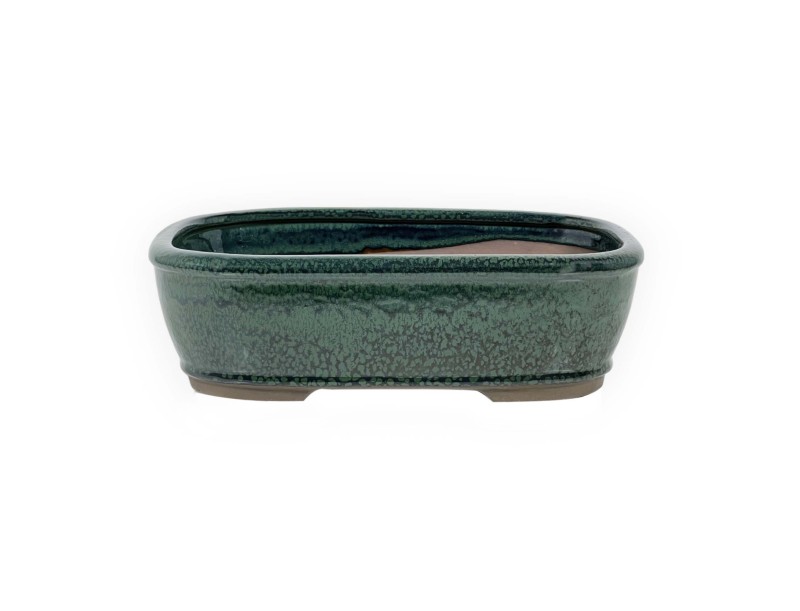 Vaso 31,5 cm rettangolare verde