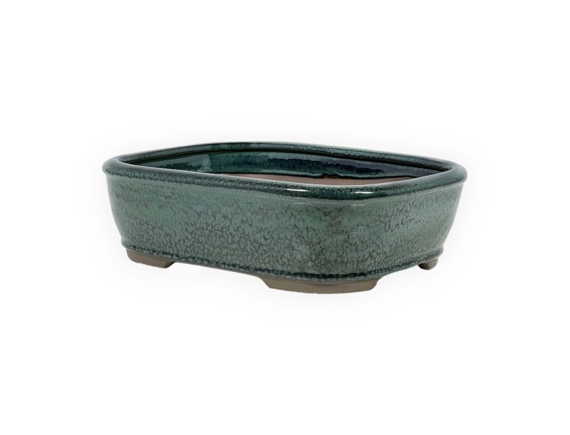 Vaso 31,5 cm rettangolare verde