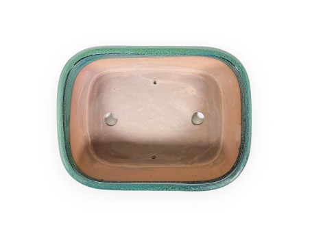 Vaso 31,5 cm rettangolare verde
