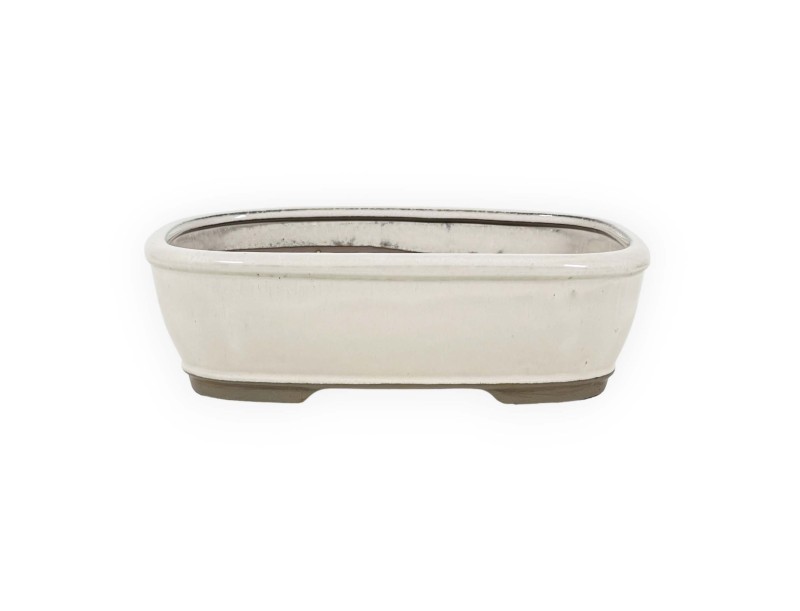 Pot 31,5 cm rectangulaire beige