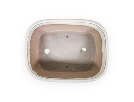 Pot 31,5 cm rectangulaire beige