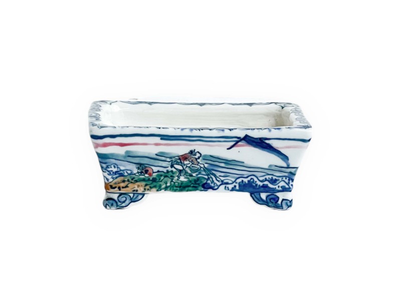 Vaso - Tosui - Pescatore - 10,5 cm