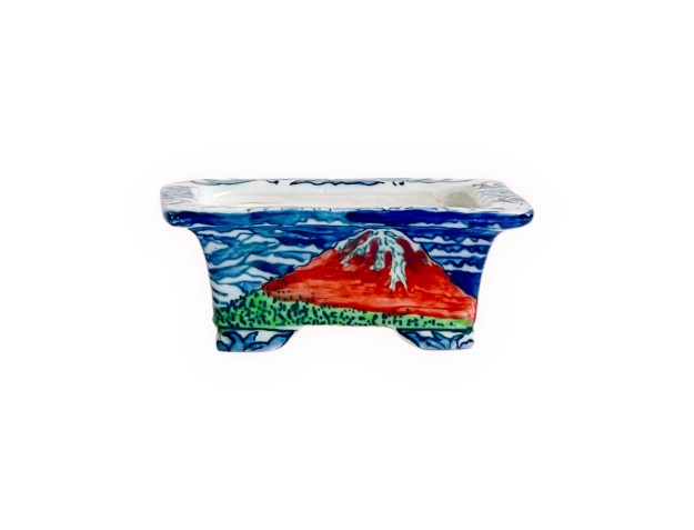 Vaso - Uematsu Tosui - Monte Fuji - 9 cm