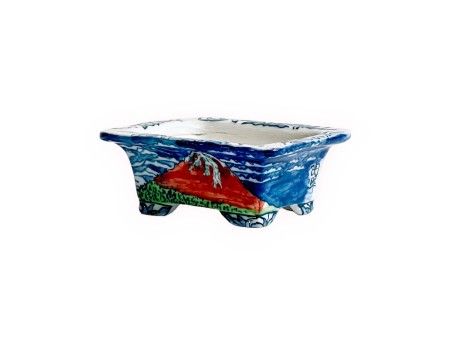 Vaso - Uematsu Tosui - Monte Fuji - 9 cm